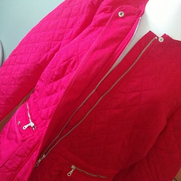 Talbots Lightweight Quilted Coat Size Medium - Picture 4 of 7